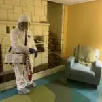 Twin Forks Pest Control® disinfecting a home