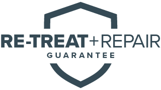 Re-treat and repair logo